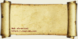 Hana Mečanin vizit kartica